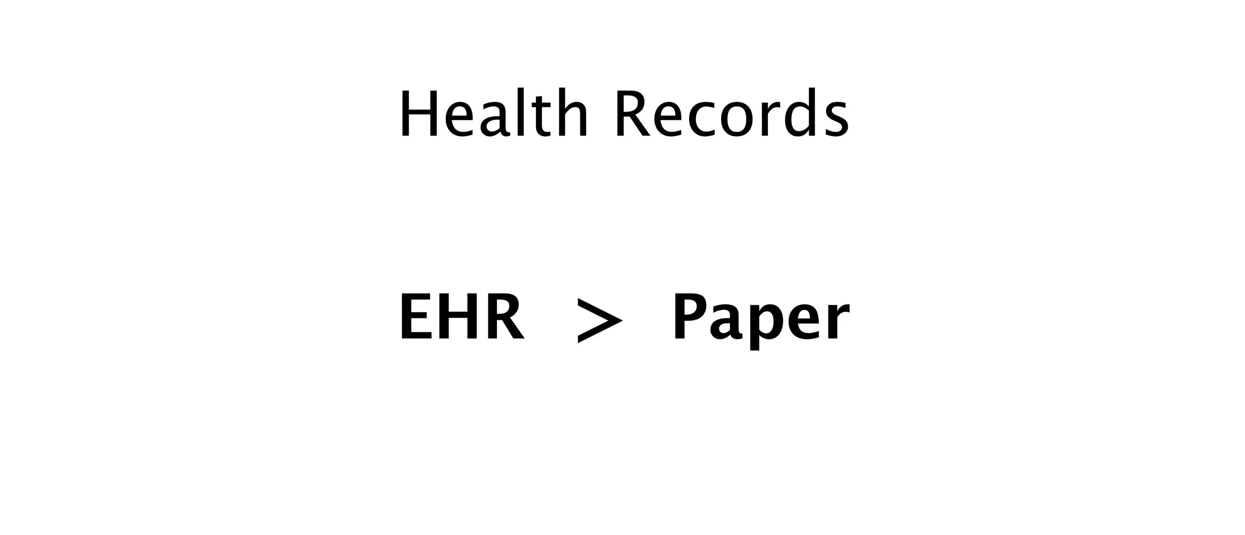 Build an EHR clinicians want to use