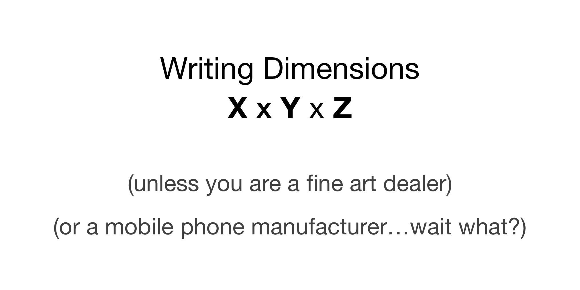 UI/UX: Writing X vs Y dimensions