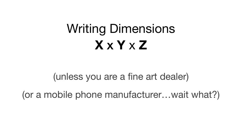 Ui Ux Writing X Vs Y Dimensions Gregory Schmidt