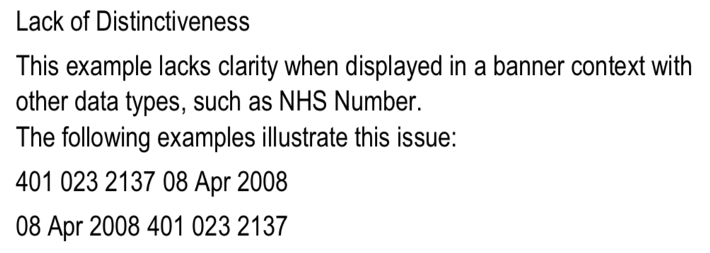 e.g. from NHS CUI