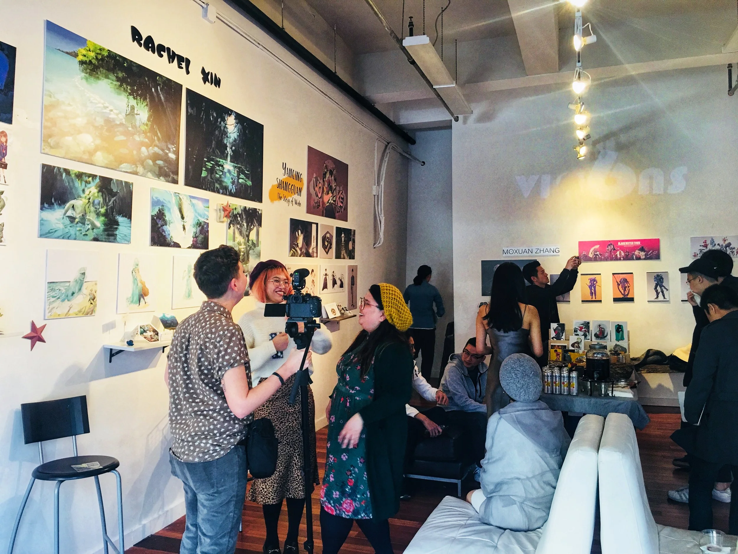 6 VISIONS Art Exhibition, Opening Day, Mar 16th 2019