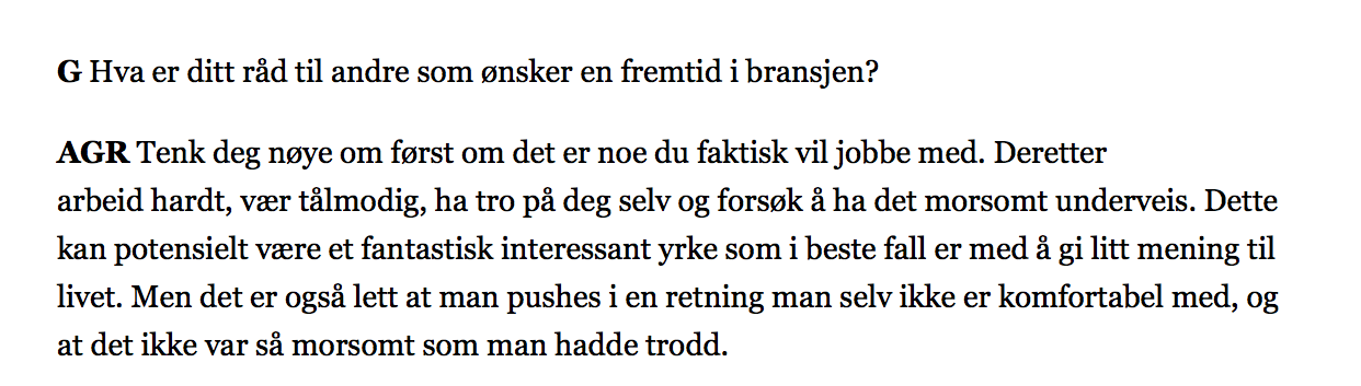 AGR: Aslak Gurholt Rønsen