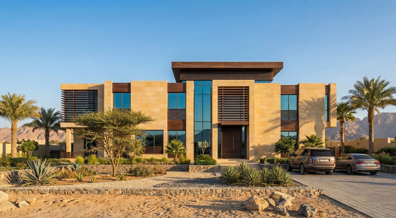 Desert villa, Oman