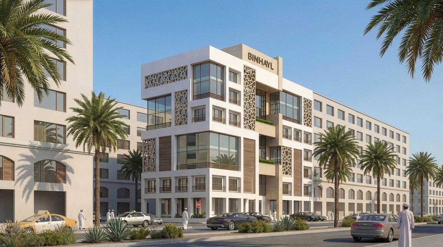 Mixed-use office building