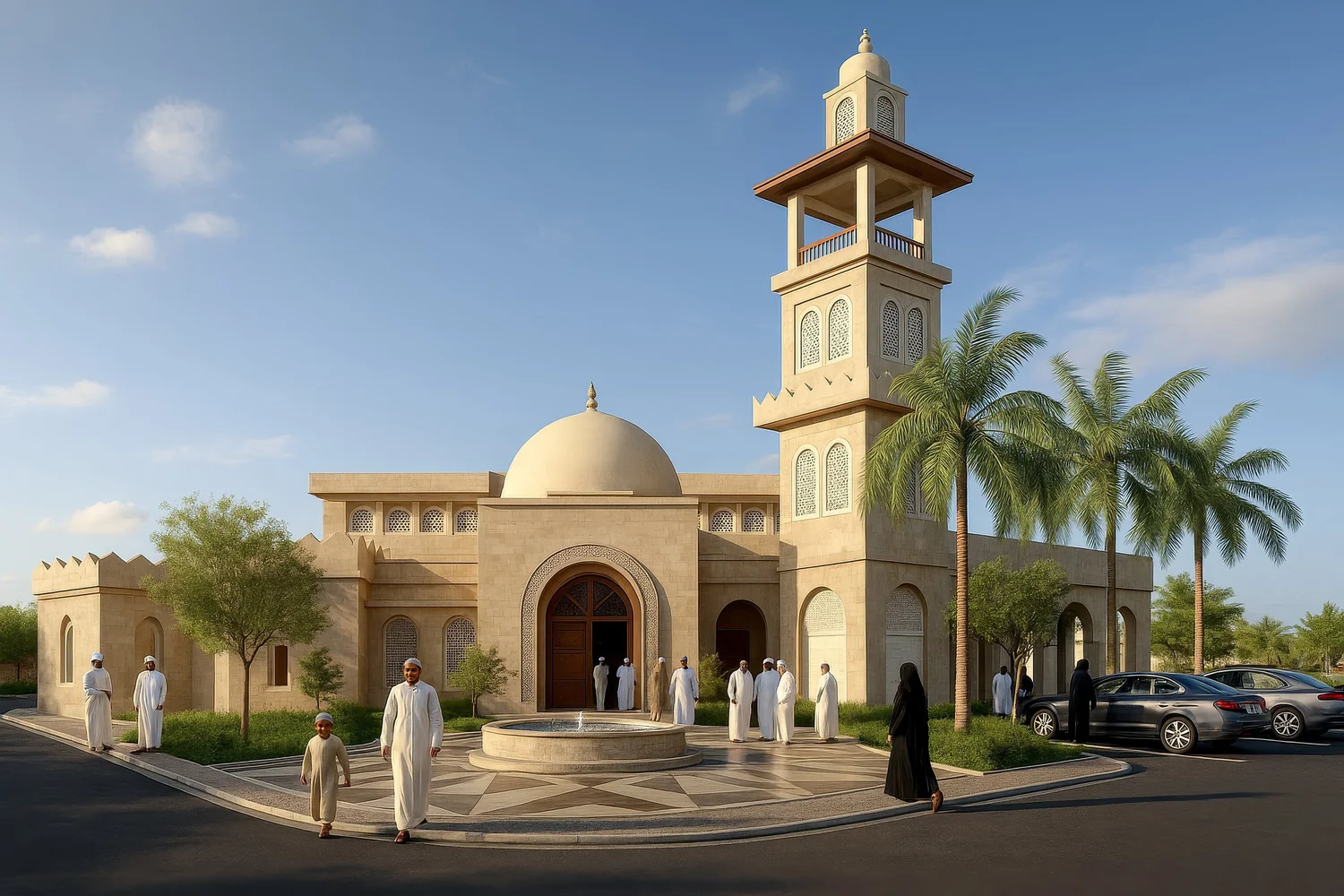 Andalusian style mosque, Salalah