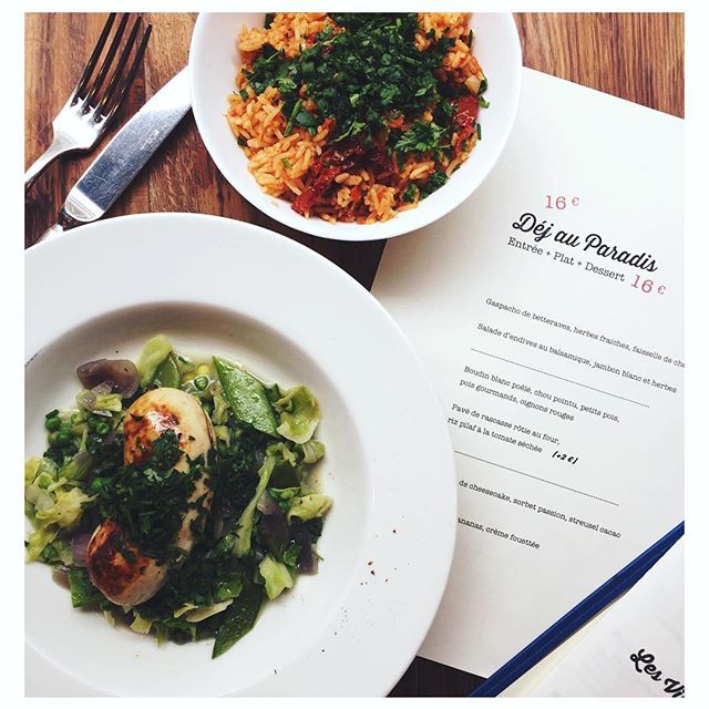 BOUDIN BLANC PO&Ecirc;LE,
CHOUX, PETITS POIS, POIS GOURMANDS
Au menu aujourd'hui 
#boudin #menu16euros #fra&icirc;cheur #produit #paradis #dejeuner #paris #food #delicious