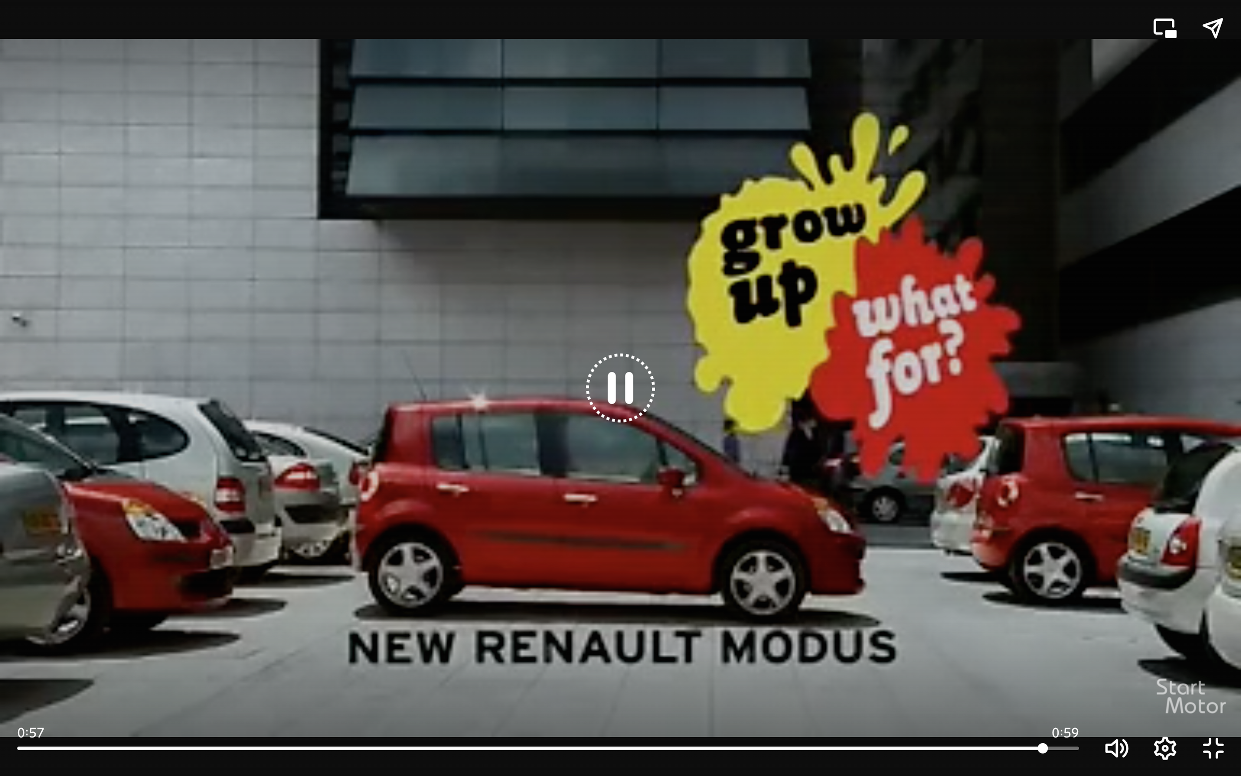Pub - Renault Modus