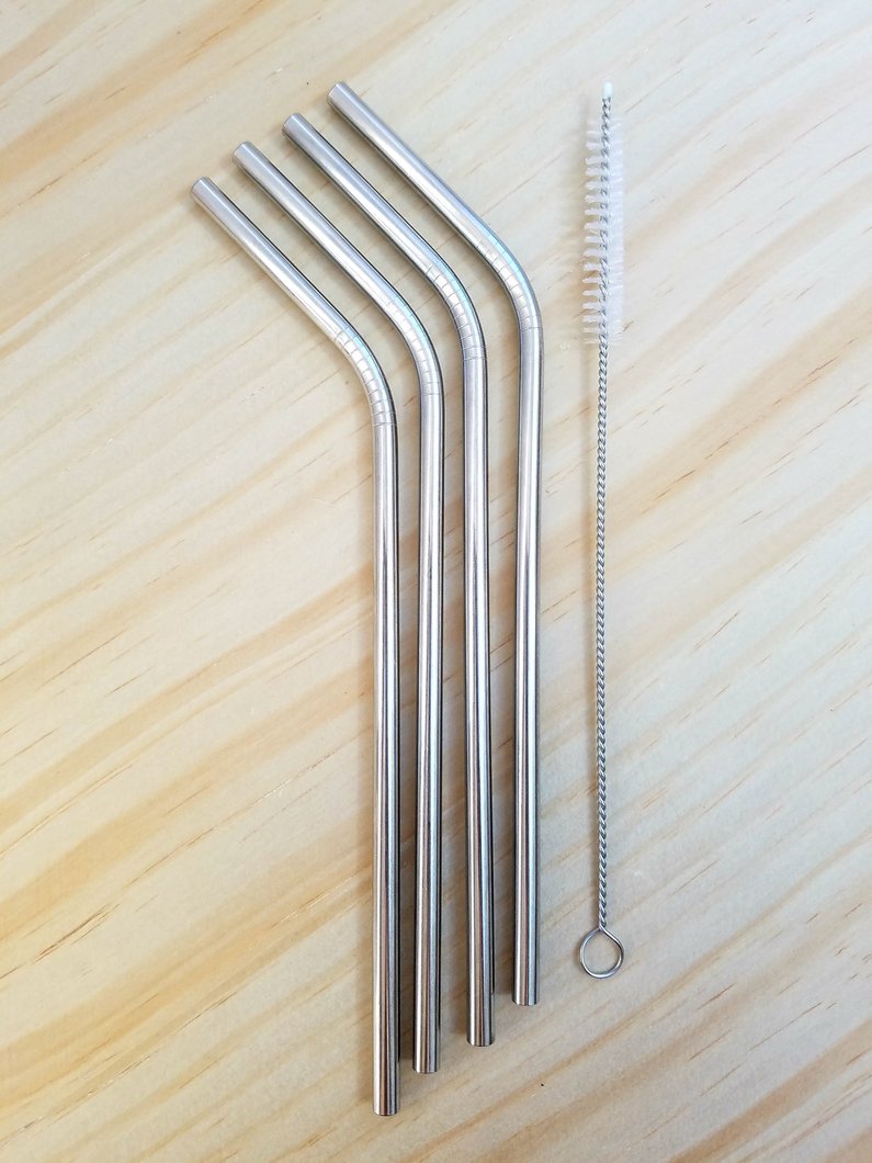 Pack of 4 drinking straws NZD $17.90