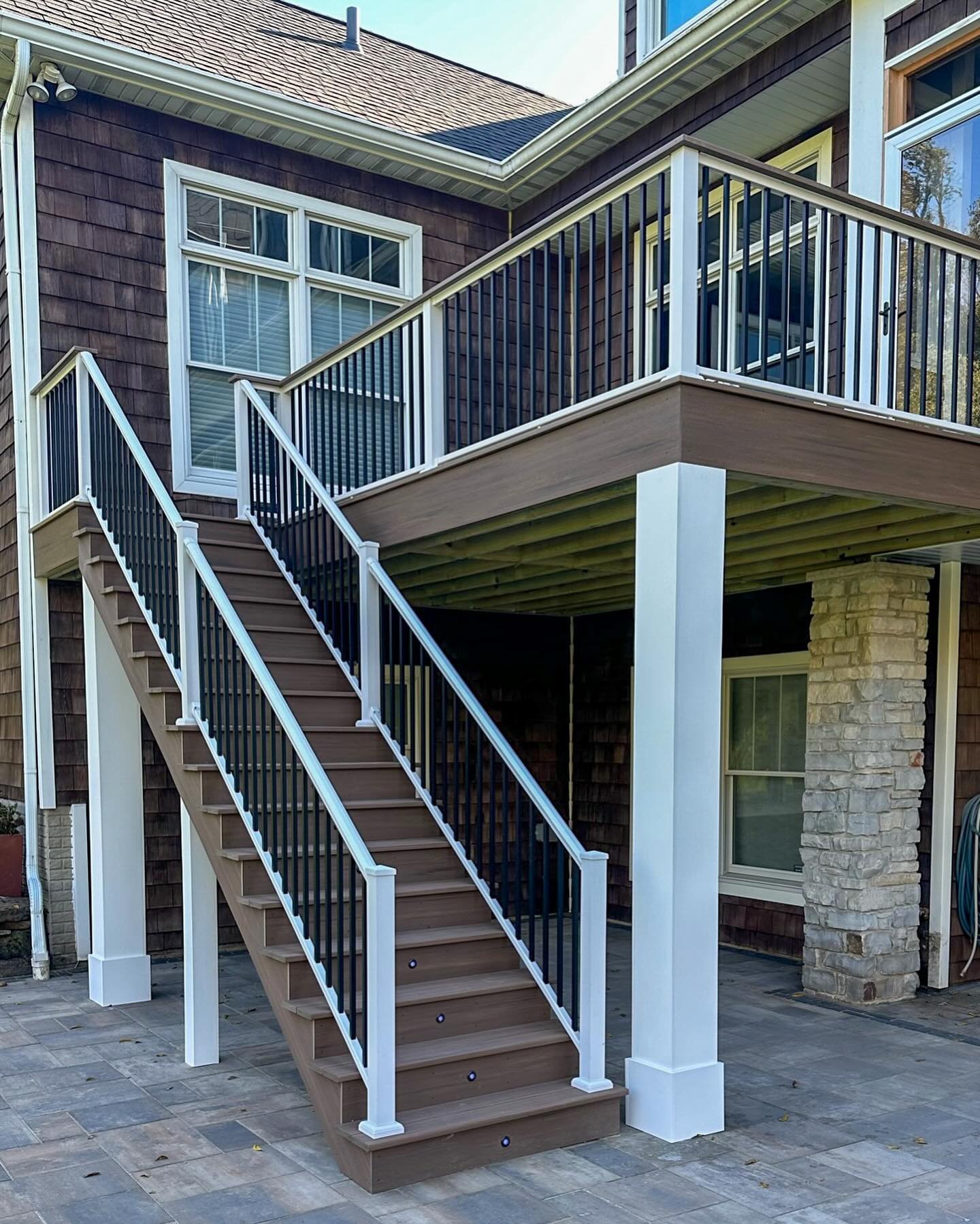 While wrapping your support posts to hide the treated lumber can be a splurge, it&rsquo;s one we absolutely feel is worth it! 

What do you think? Would you splurge?
.
.
.
#deck #compsite #posts #postwrap #maintenancefree #pfitzs #iowa #illinois #qua