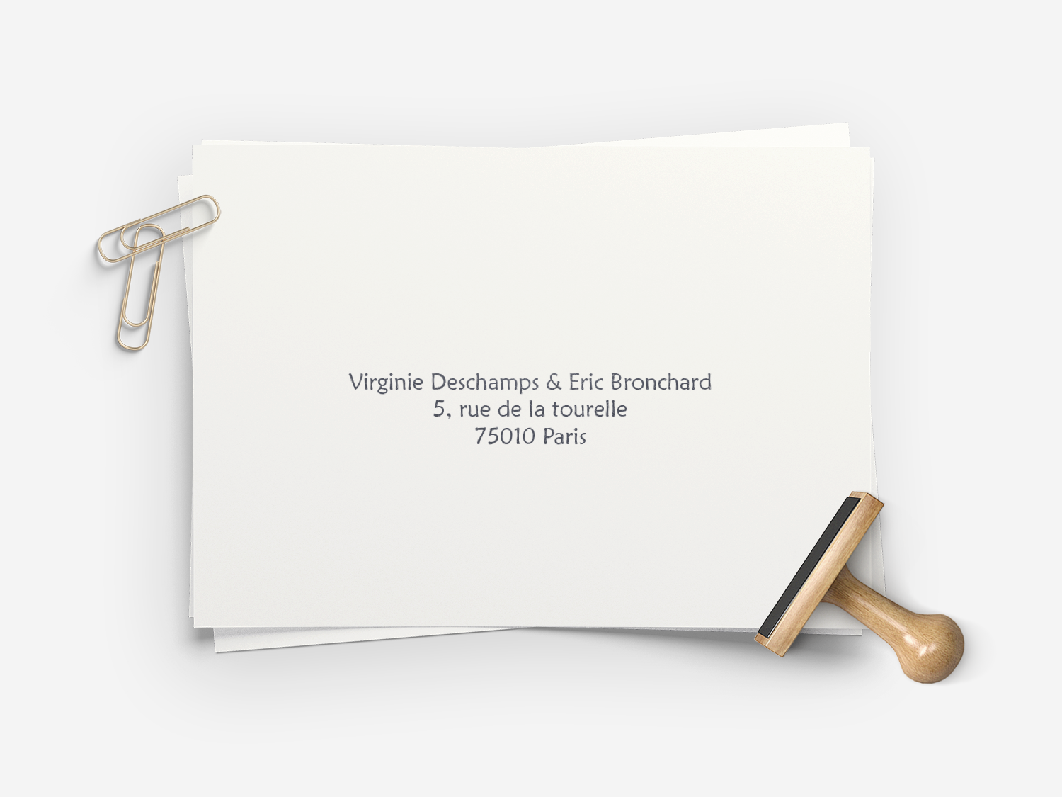 Save the date Faire-part Tampon bois personnalisable Carton d'invitation Bordeaux Calligraphie Créatif Paris Papeterie Mariage