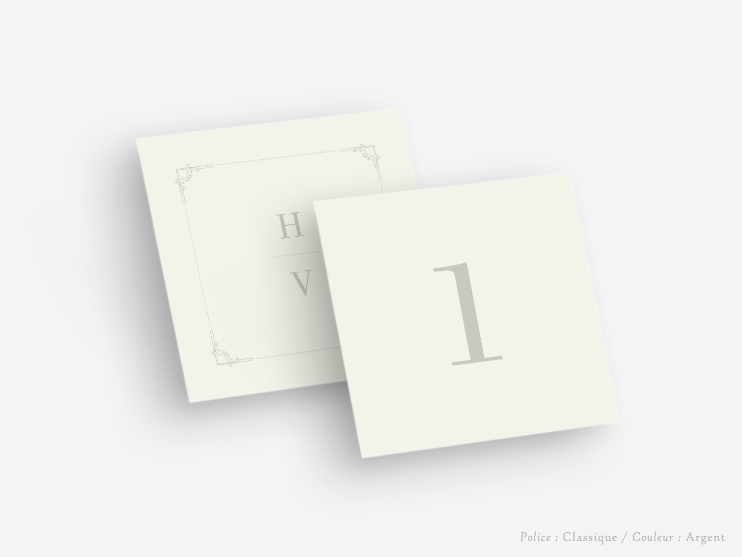 faire-part billet carton mariage paris invitation papier couleur personnaliser vergé classique traditionnel menu papeterie nom numero table cavalier plan A5 Carré