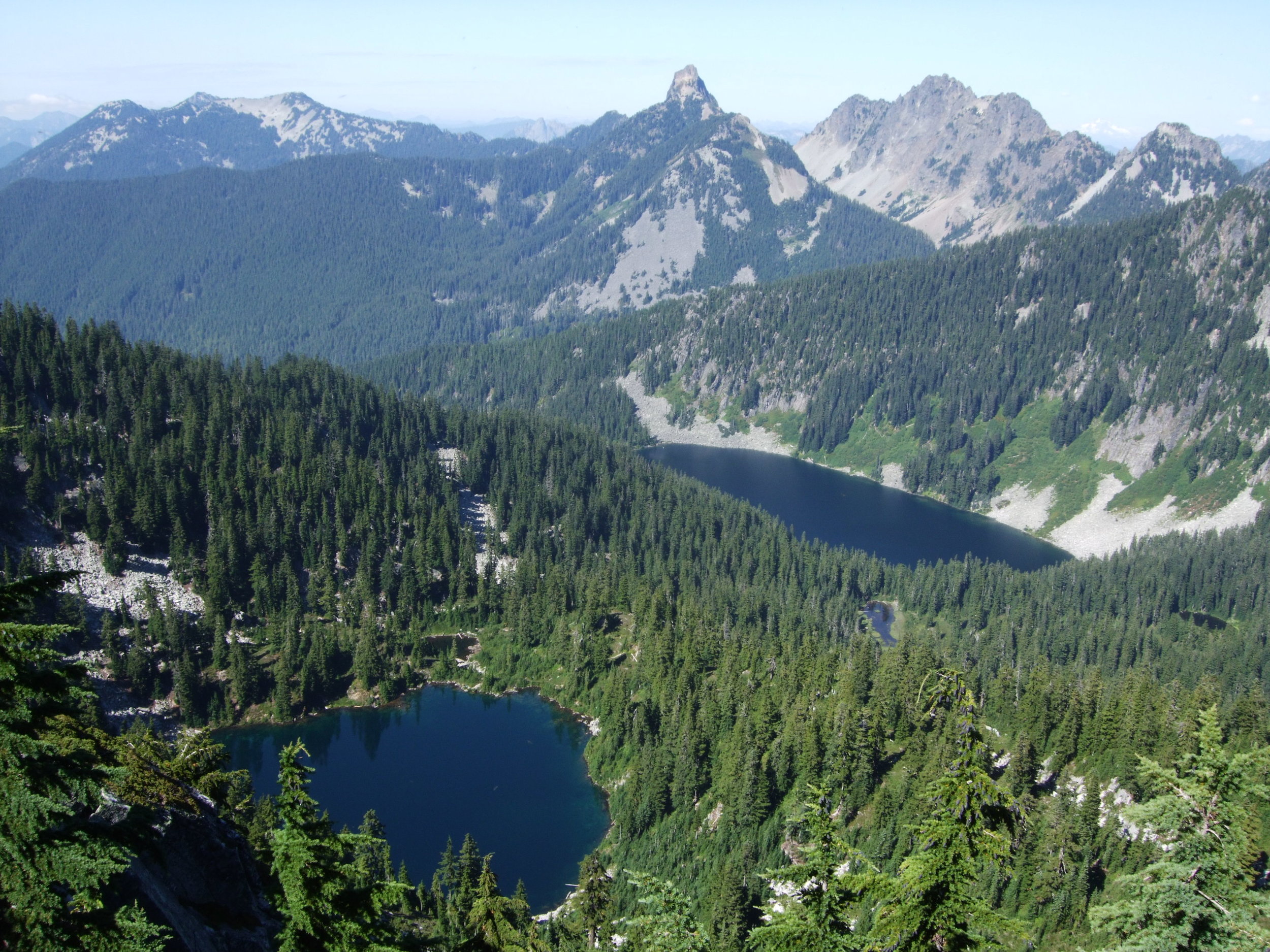  Pratt &amp; Talapus Lakes from Granite Mountain, September 2013 