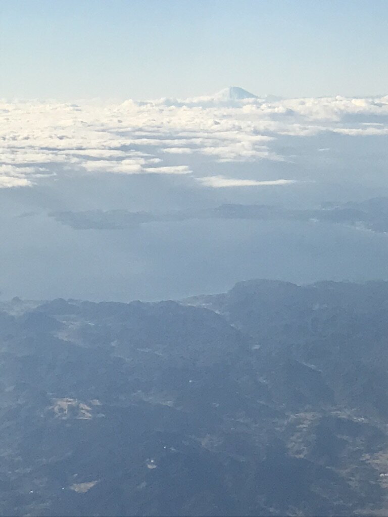  Mt. Fuji from Tokyo’s sky, January 2020 