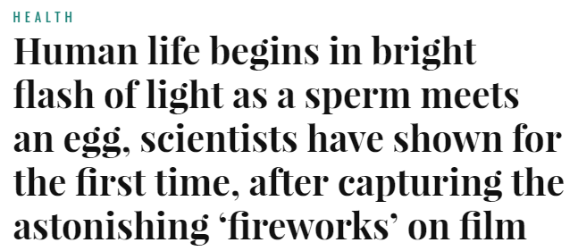 Waking Science Headline