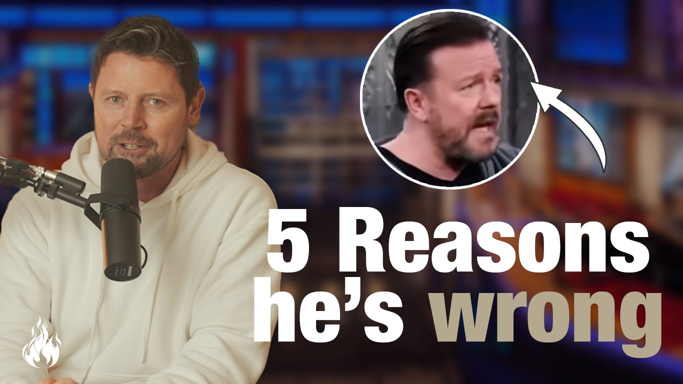 Dismantling Ricky Gervais' argument against God // 5 Reasons