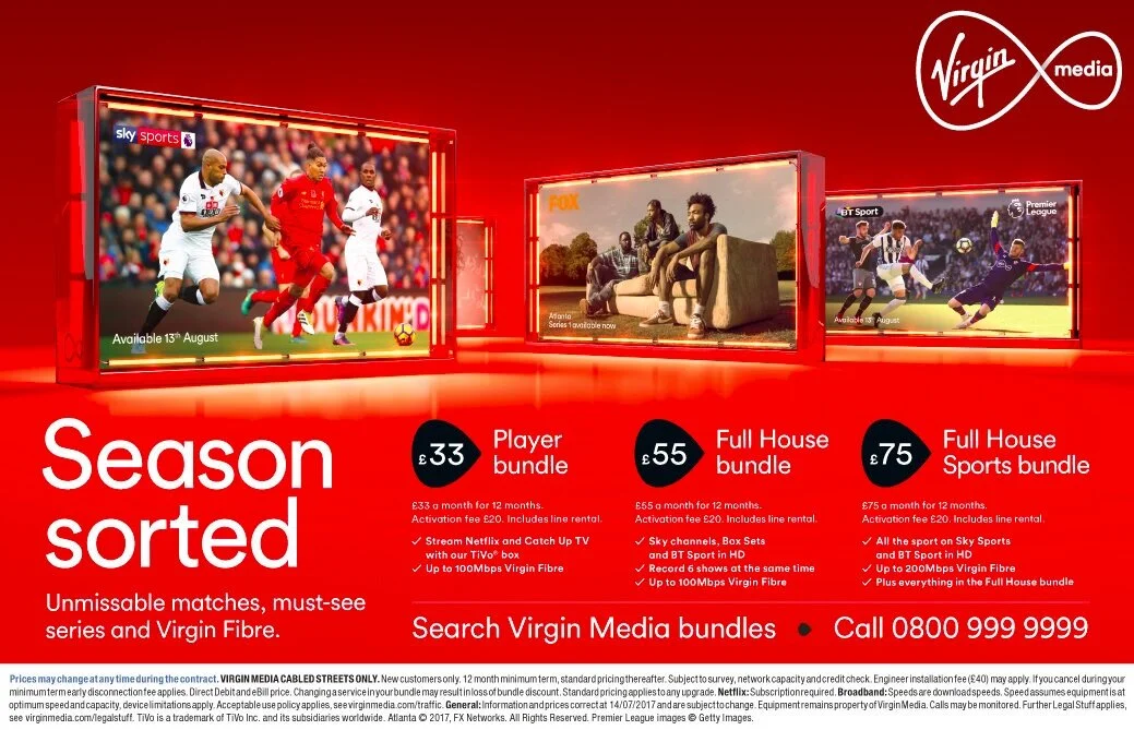  Virgin Media Bundles - Press 