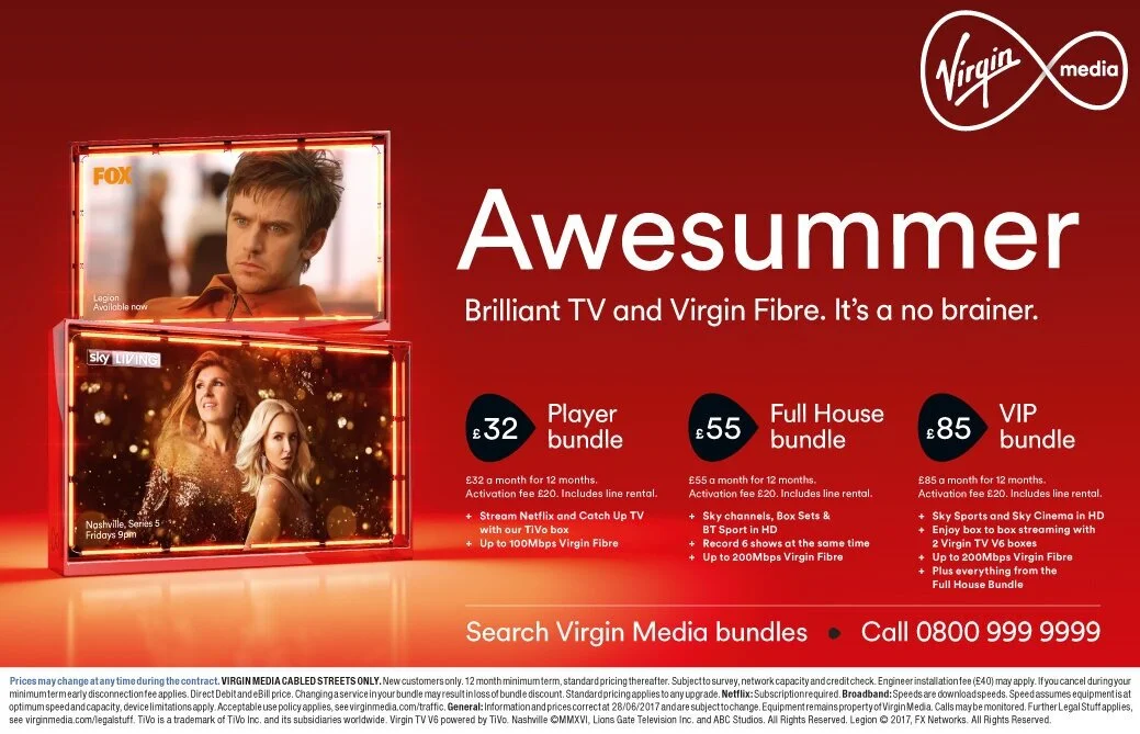  Virgin Media Bundles - Press 