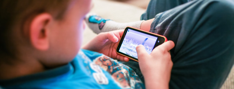 Mobile phones are now a staple of modern children's lives