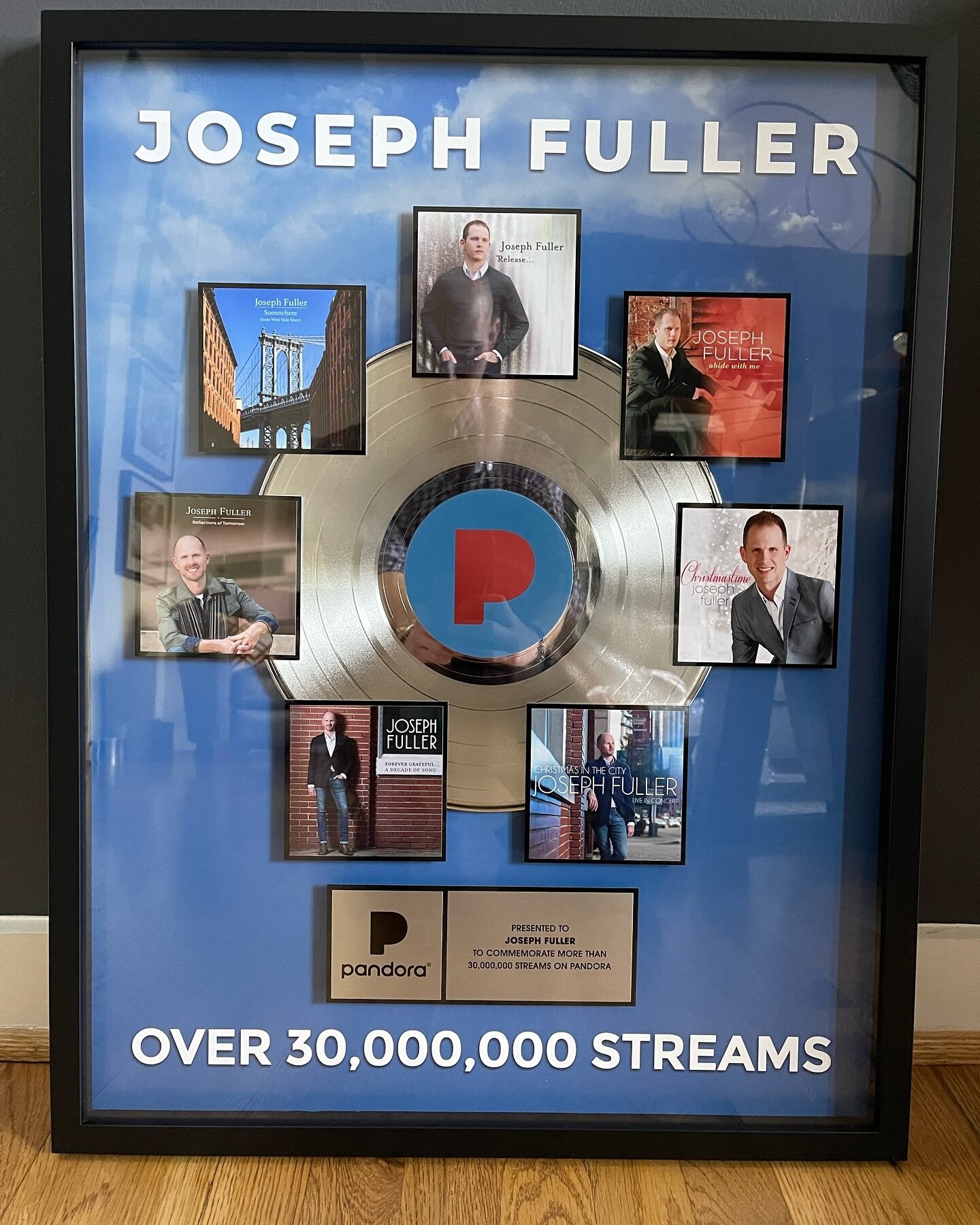 Thank you doesn&rsquo;t begin to say enough for what you all have done for me! This plaque arrived commemorating over 30 MILLION streams on Pandora Radio from @jewelboxplatinum &amp; I am beaming with joy!

It has taken a team of people who have stoo