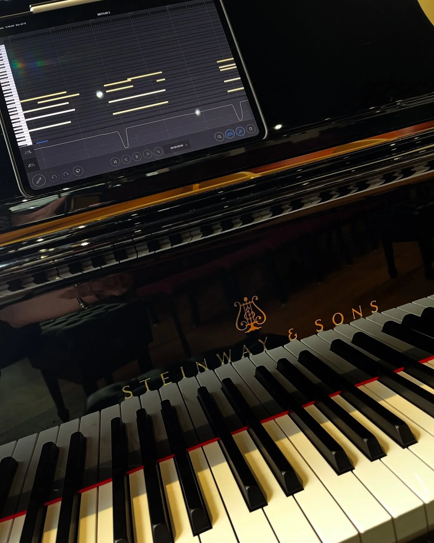 When it&rsquo;s just the Steinway Spirio &amp; I, things get real!! The writing continues&hellip;