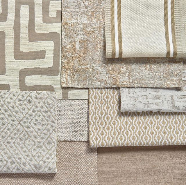 When working with neutrals, mix and match fabrics with different tones, patterns, and textures to create a layered look. Plus, now you can get chic creams, crisp whites, and beautiful taupes in performance fabrics! No more stressing about stains. #pe