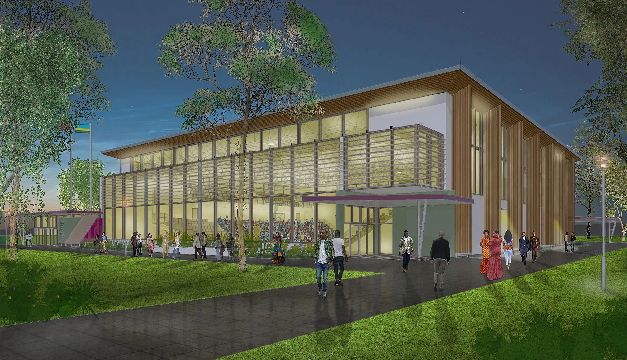 Indoor Games Hall, Rwanda