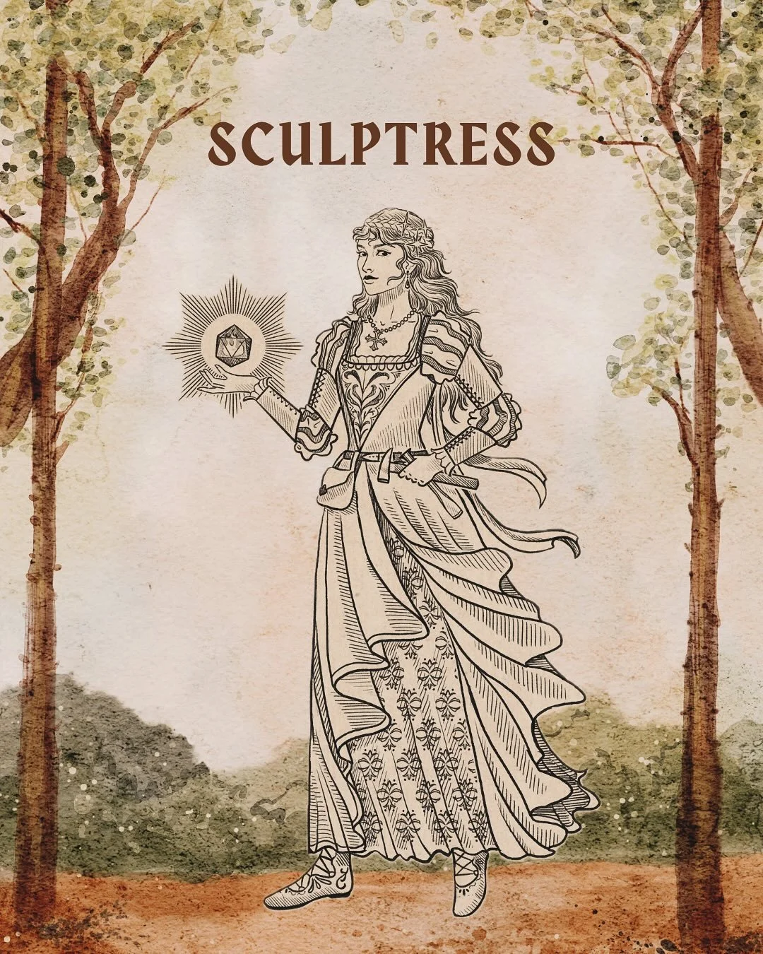 You guys! We are only 3.5 months away from the pub date for GRACELESS HEART! 😱 For the next seven weeks, I&rsquo;ll be doing a character countdown, one member each week. 💛

Today we have Ravenna Maffei: sculptress, eldest daughter, secret witch, an