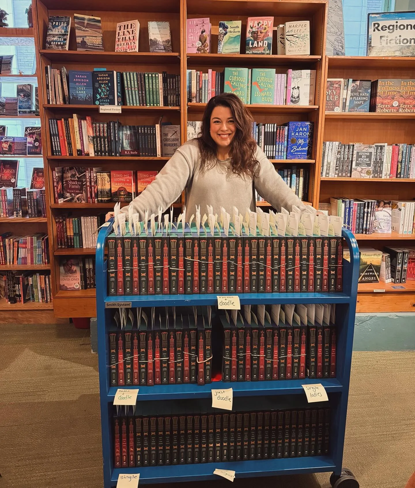 I signed preorders for the paperback release of the SECRETS OF THE NILE duology this morning; thank you all so much for ordering through my local indie, @malapropsbookstore!! 💛

If you&rsquo;re looking for signed copies of these books in the future,