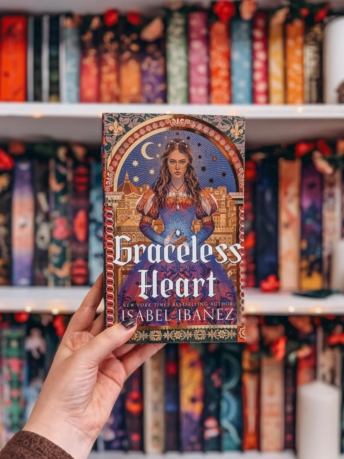 Sharing these beautiful photos of Graceless Heart by Ridiculous Reads! This is an ARC of the UK edition. Check my previous post for preorder campaign details @hodderscape is running with @themysteriousbookcase!! 

Questions? Ask me below. 💜💛