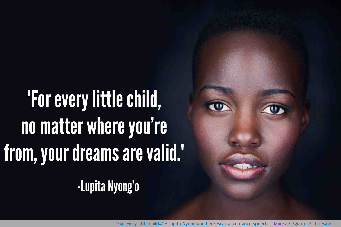 Beauty as black as night revealed by Lupita Nyong’o