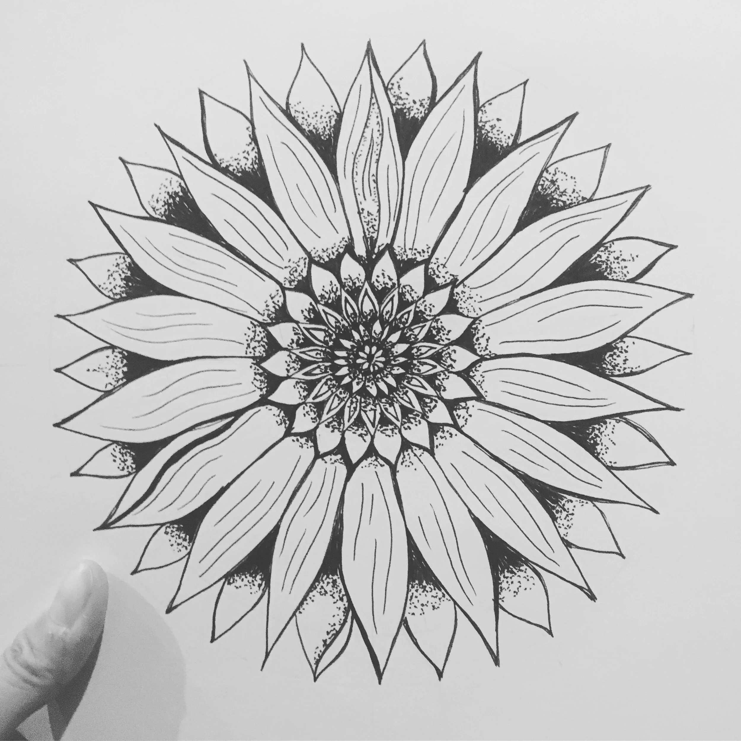 Sunflower Mandala