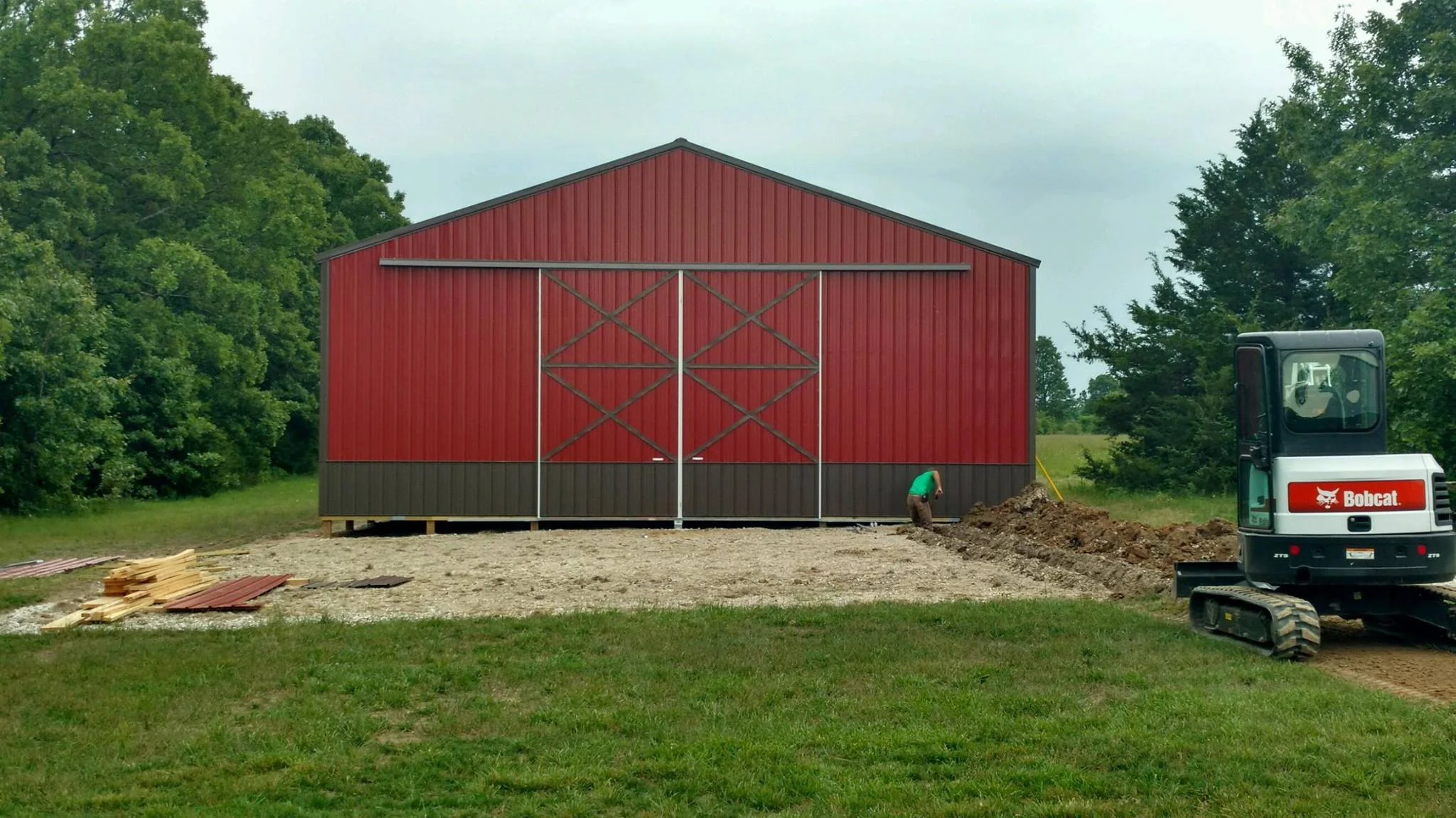 Custom 40x60 Pole Barn Marshfield Mo Marshfield Buildings