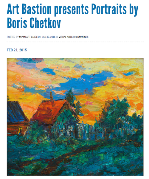 Miami Welcomes Chetkov Exhibit