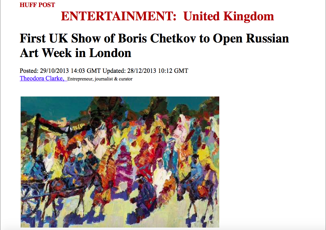 Russian Art Week - London, 2013