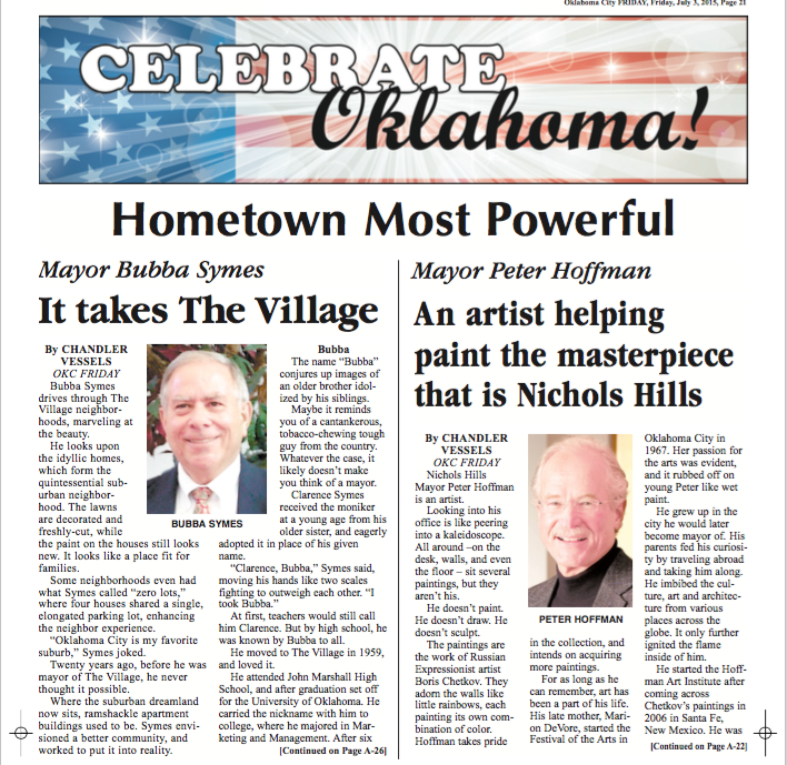 Founder featured in Celebrate Oklahoma!