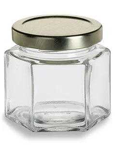 4oz Hexagon Glass Mason Jars + Blank Craft Labels :: DIY Craft Kit :: Professional Grade — Anarchy in a Jar