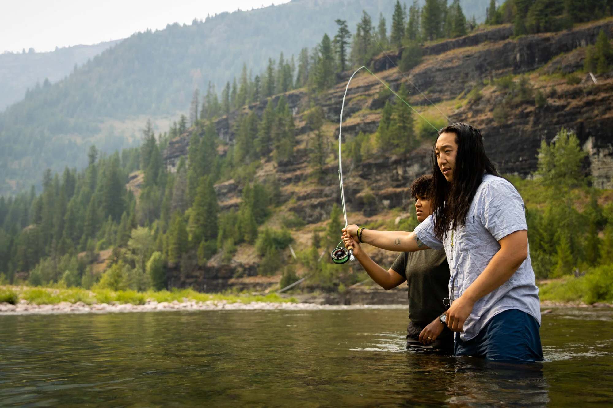 By the end of the trip, everyone had successfully caught a fish! Photo by Antonio Ibarra-Olivares.