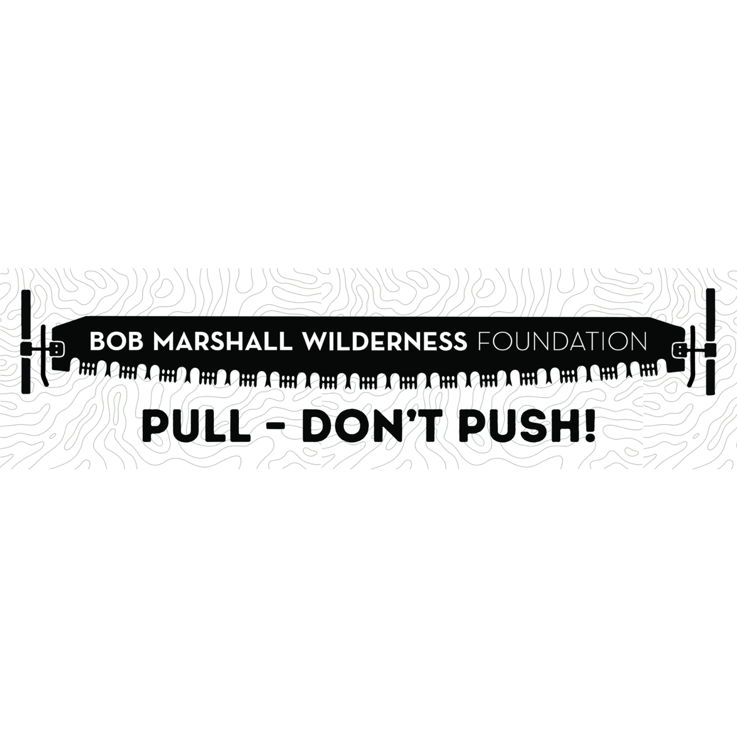 Bob In Bloom Sticker — Bob Marshall Wilderness Foundation