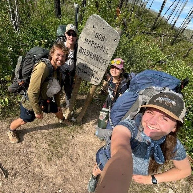 We want to give a shoutout to our Wilderness Invasives Restoration Crew (WIRC)! This crew of four has been working hard to combat and map invasive weed infestations across the Bob all summer.
We're lucky to have Crew Leader Kevin back for his third