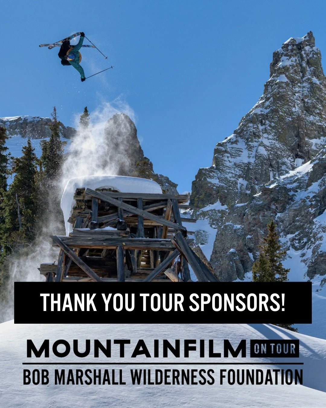 Before our Mountainfilm on Tour kicks off NEXT WEEK (!!!), we want to thank the businesses who make these events possible &ndash; our sponsors! These folks keep our tour costs at a minimum so that your door and raffle ticket purchases go straight to 