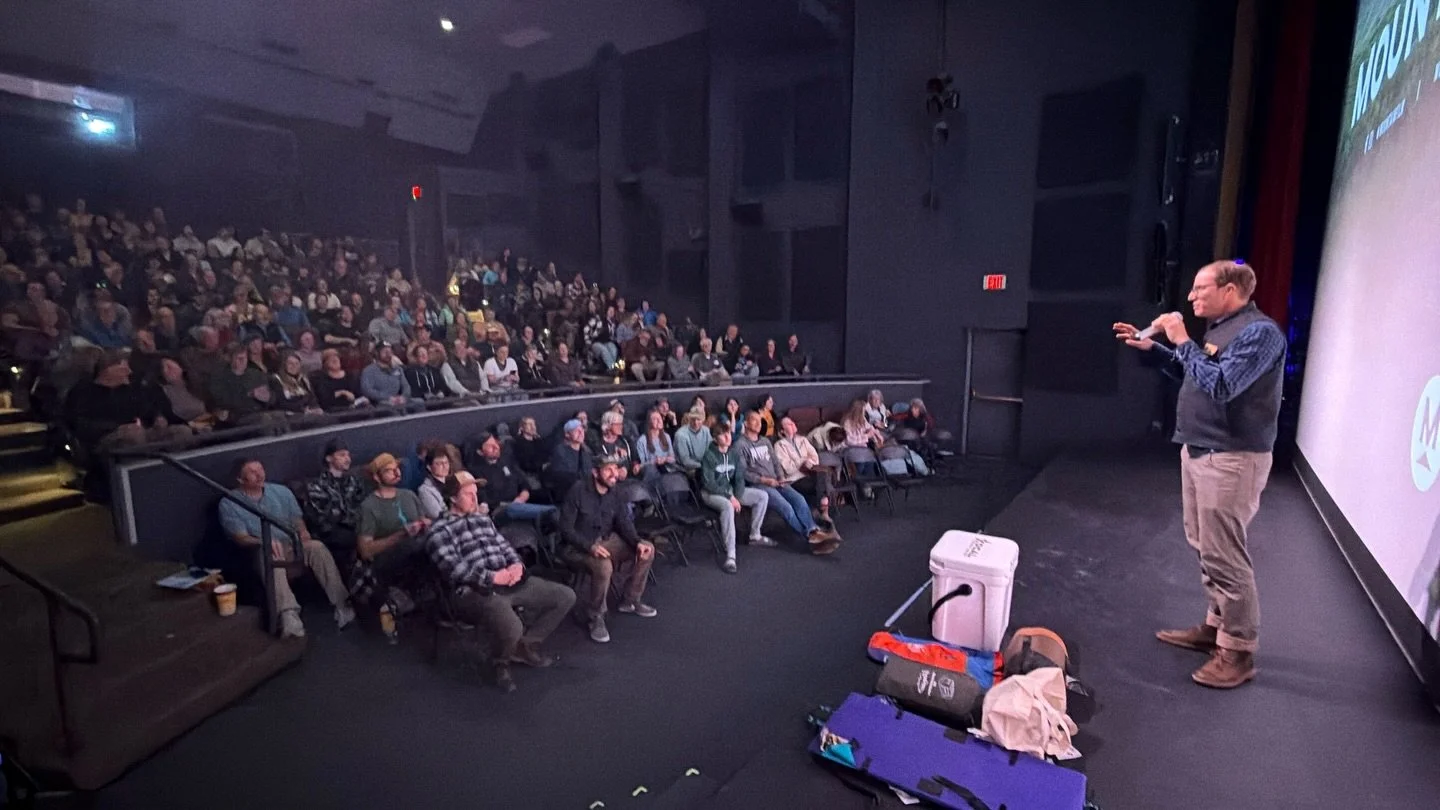 THANK YOU to all who joined us in Helena, Whitefish and Choteau for Mountainfilm on Tour last week! Seeing so many friendly, familiar faces together in one place is the highlight of our winter. We hope you loved the films and had a blast seeing old f