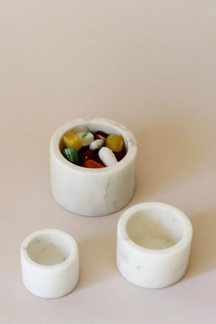 Set Marble Bowls