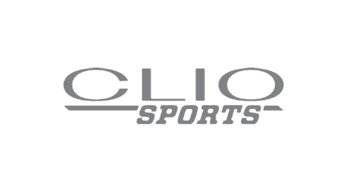 Logo for Clio Sports in black and gray