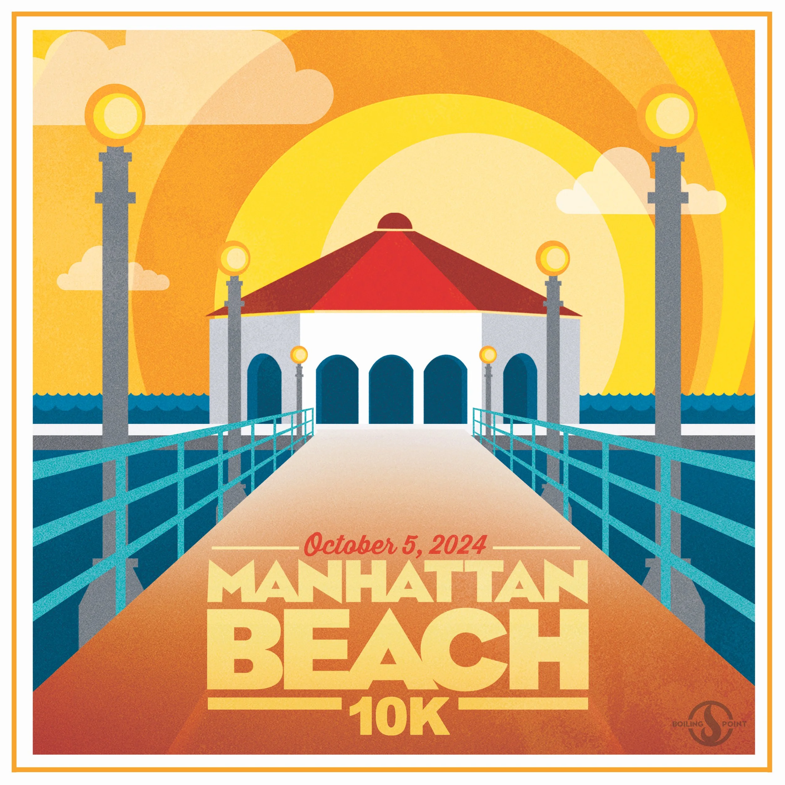 2024 Manhattan Beach 10k Finisher Tee