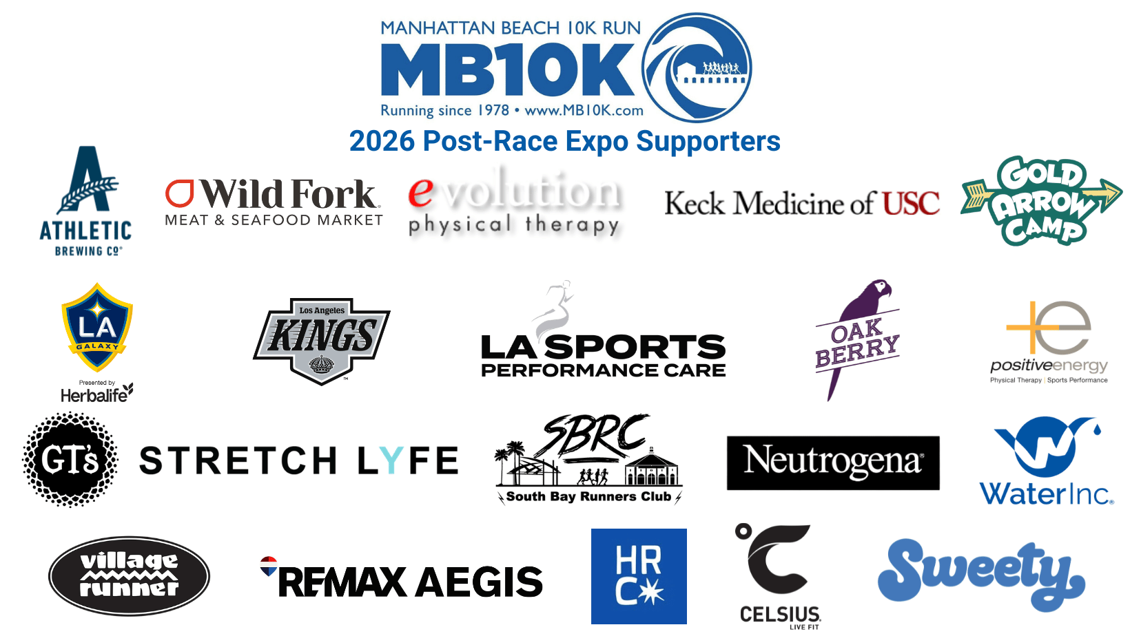 2026 MB10k Post-Race Expo Supporters