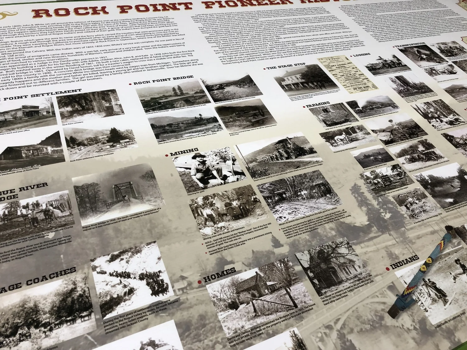 Rock point pioneer print