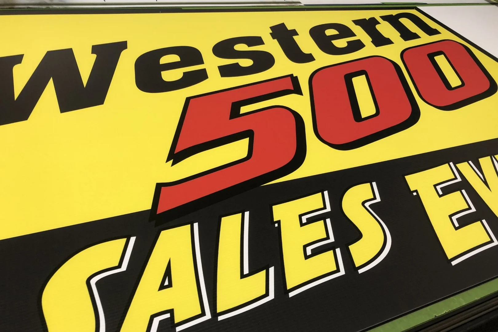 Western Auto Sales Sign
