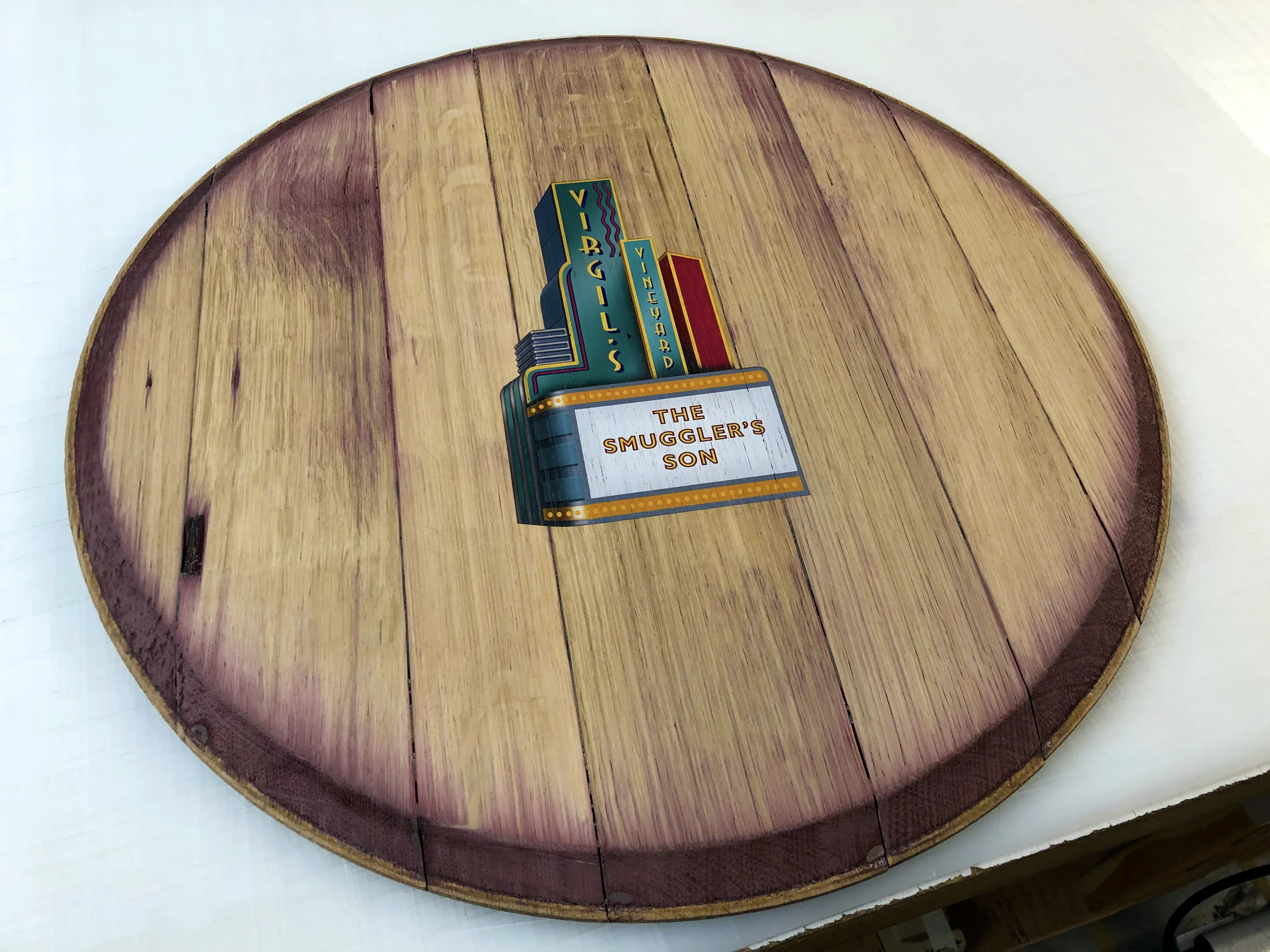 Print on Wood Blank with White Ink Underlay
