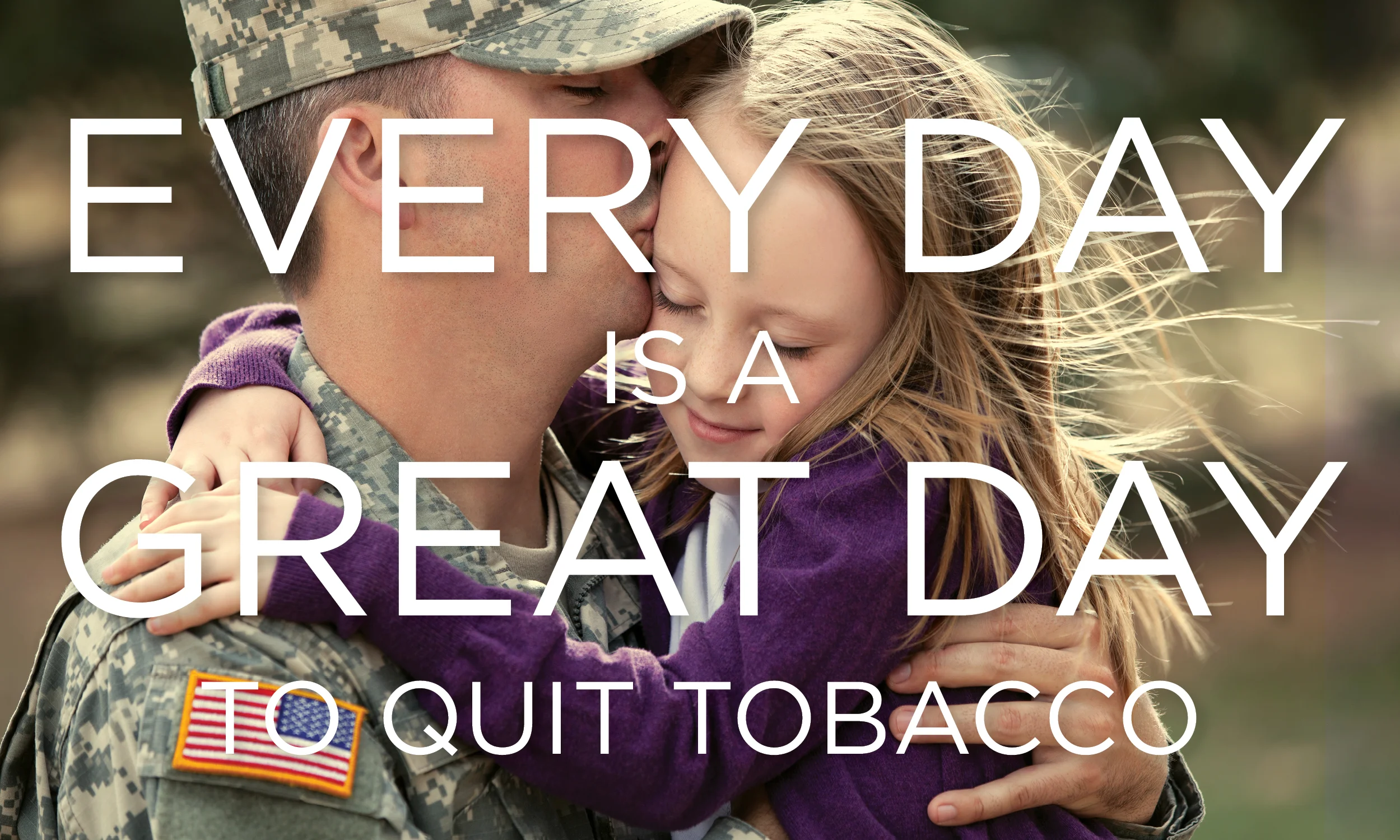 MPC2 Soldier Hugging Child Quit Card