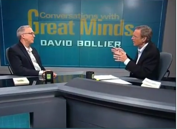  David Bollier Explains What the Commons Is &amp; Is Not, in his appearance on the show Conversations with Great Minds 